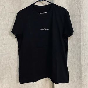 MAISON MARGIELA Black Cotton T-Shirt